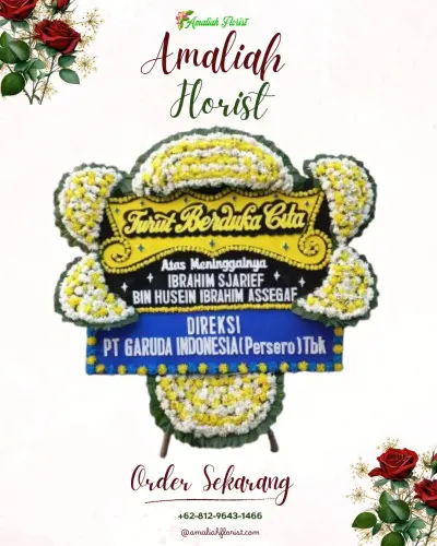 Papan Bunga Duka di Pringrejo